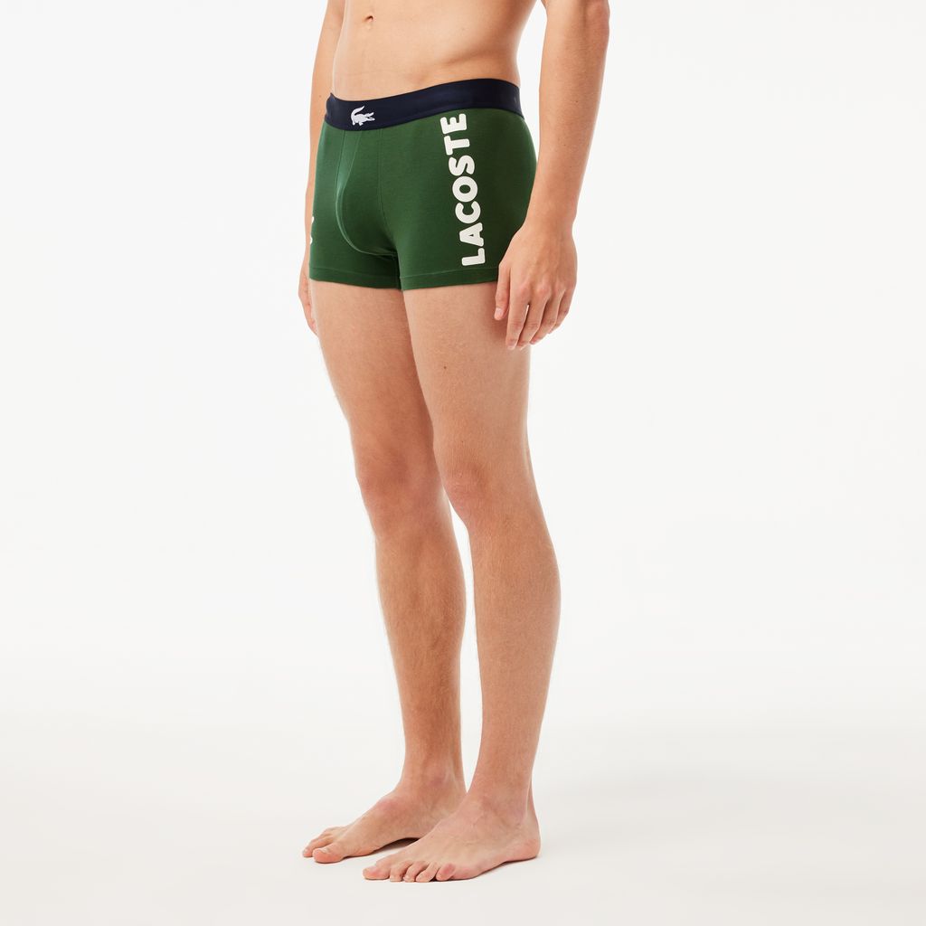 Bộ 3 Quần Lót Trunk Lacoste Nam Họa Tiêt In