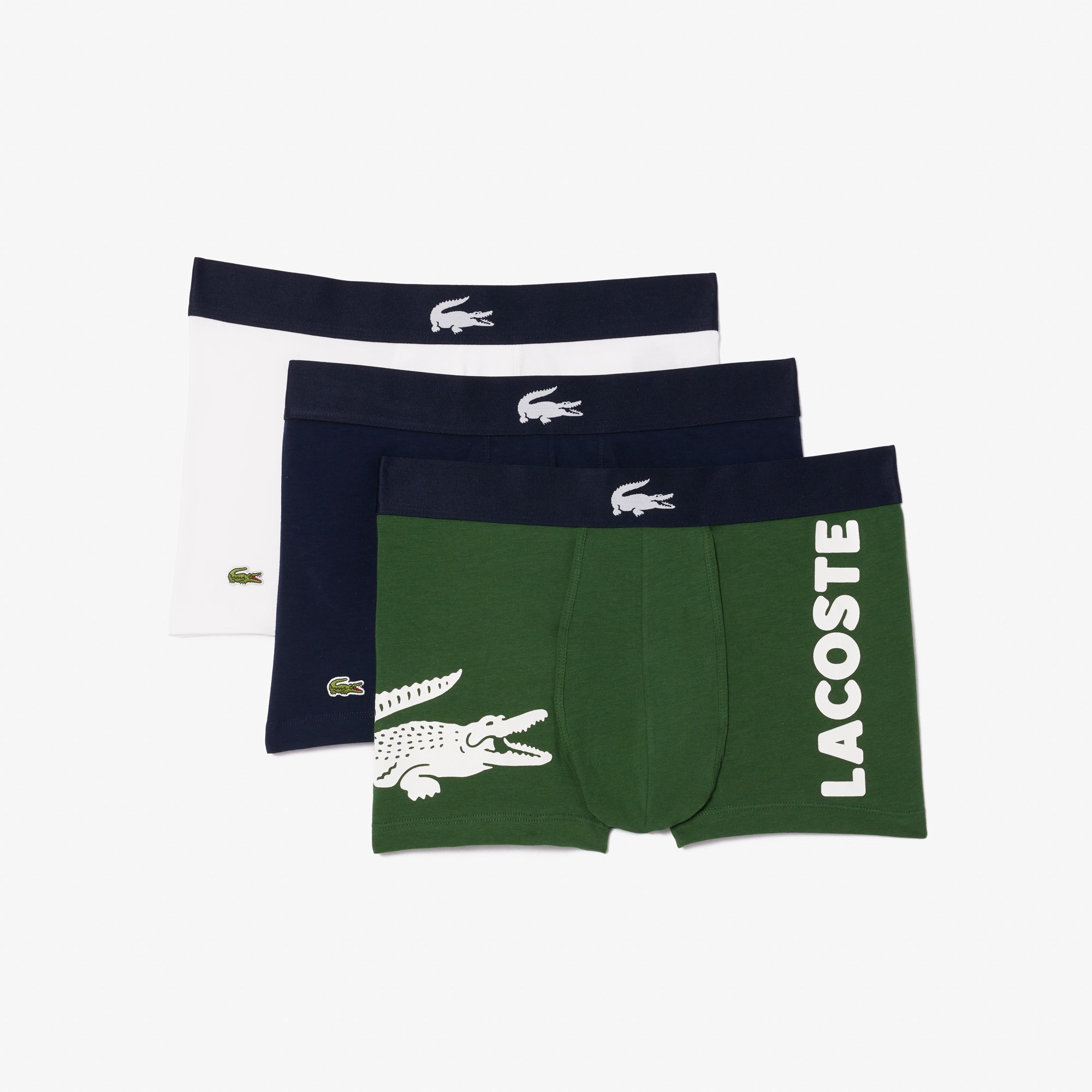 Bộ 3 Quần Lót Trunk Lacoste Nam Họa Tiêt In
