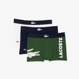 Bộ 3 Quần Lót Trunk Lacoste Nam Họa Tiêt In