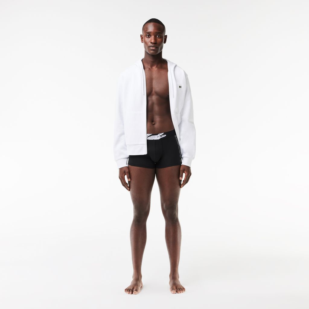 Bộ 3 Quần Lót Boxer Lacoste Nam In Logo Cá Sấu