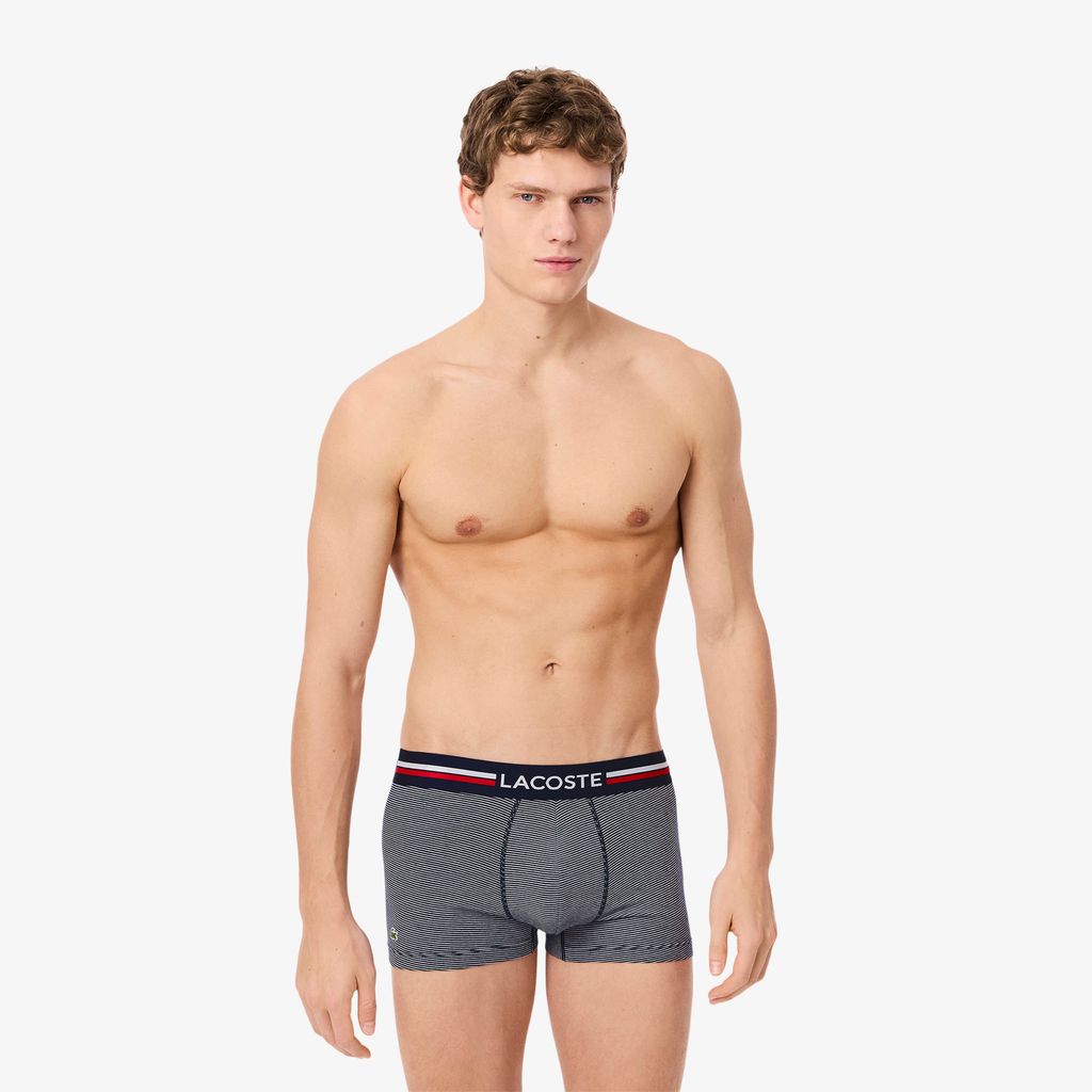 Bộ 3 Quần Lót Lacoste Nam Chất Liệu Cotton Co Giãn