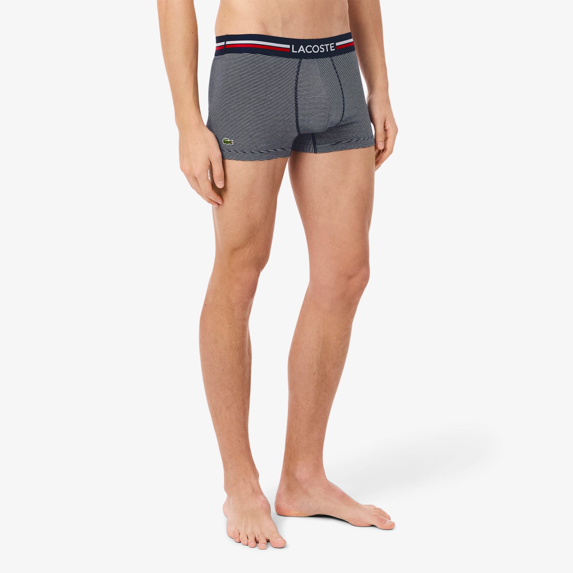 Bộ 3 Quần Lót Lacoste Nam Chất Liệu Cotton Co Giãn