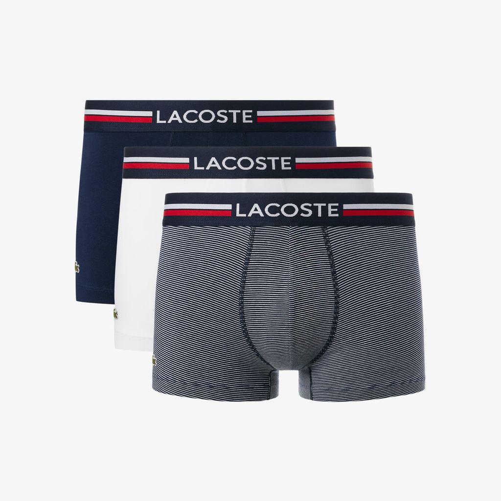 Bộ 3 Quần Lót Lacoste Nam Chất Liệu Cotton Co Giãn