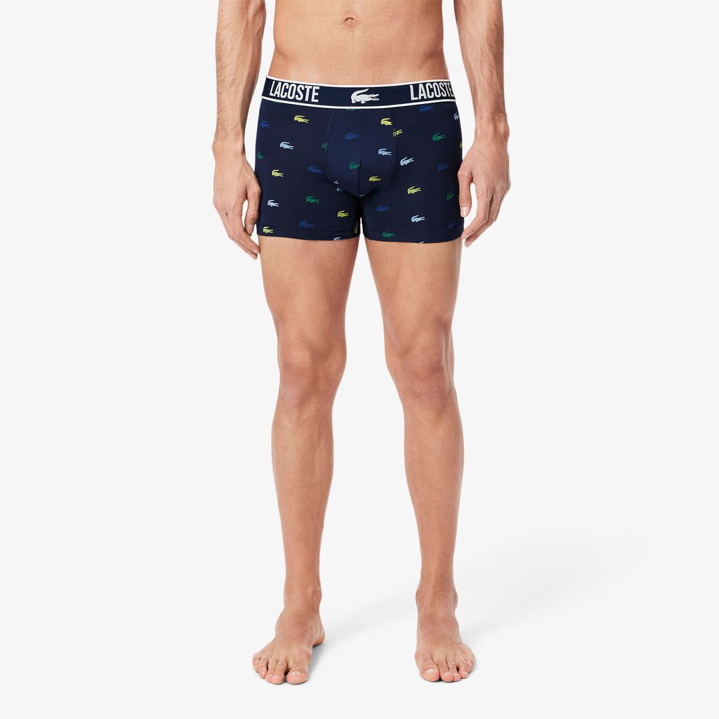 Bộ 3 Quần Lót Trunk Lacoste Nam Chất Liệu Microfiber