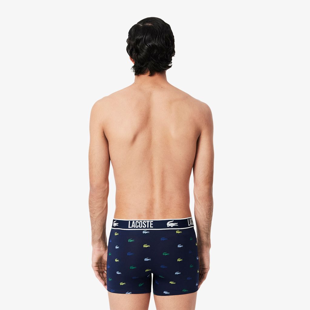 Bộ 3 Quần Lót Trunk Lacoste Nam Chất Liệu Microfiber