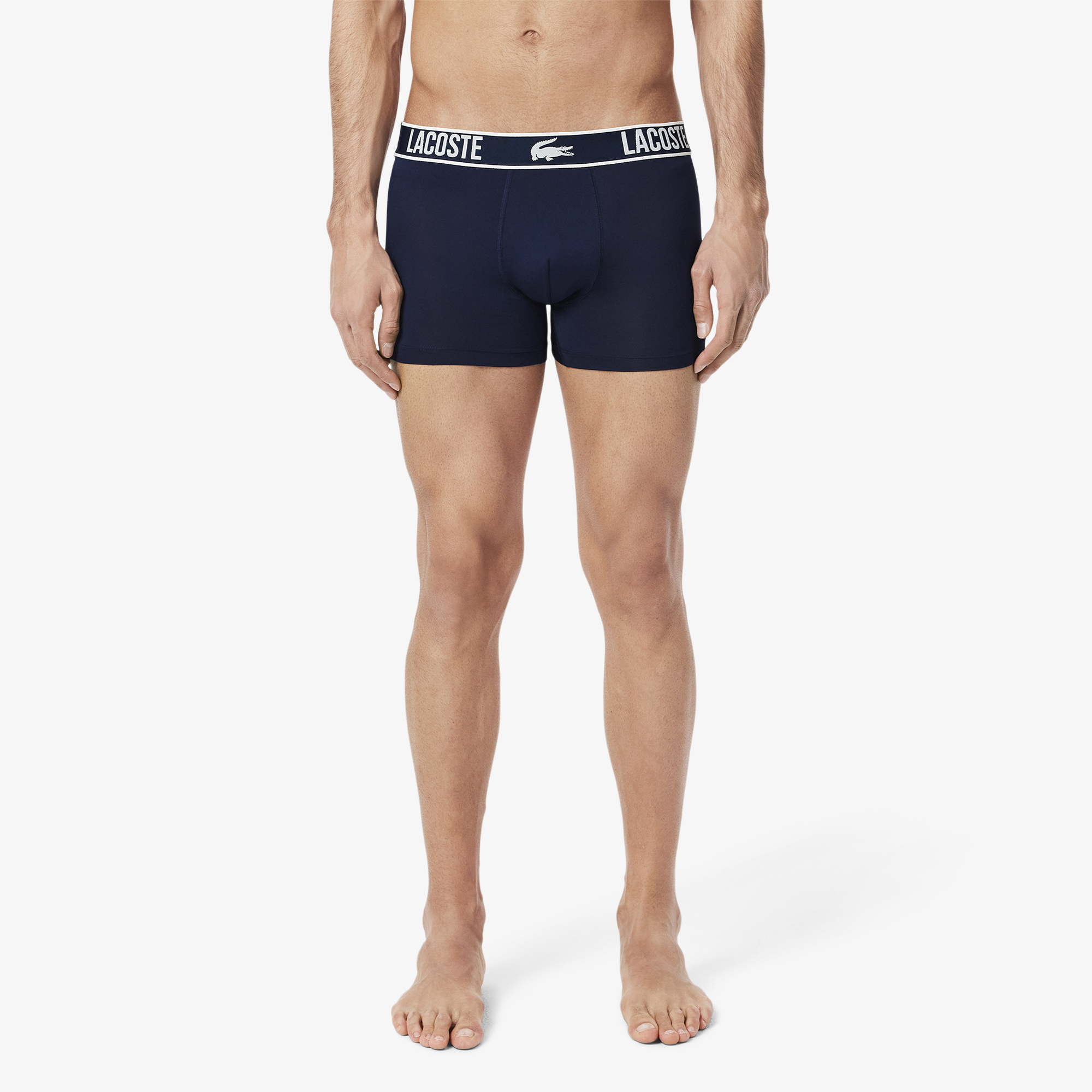 Bộ 3 Quần Lót Trunk Lacoste Nam Chất Liệu Microfiber