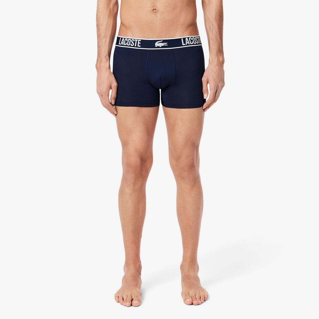 Bộ 3 Quần Lót Trunk Lacoste Nam Chất Liệu Microfiber