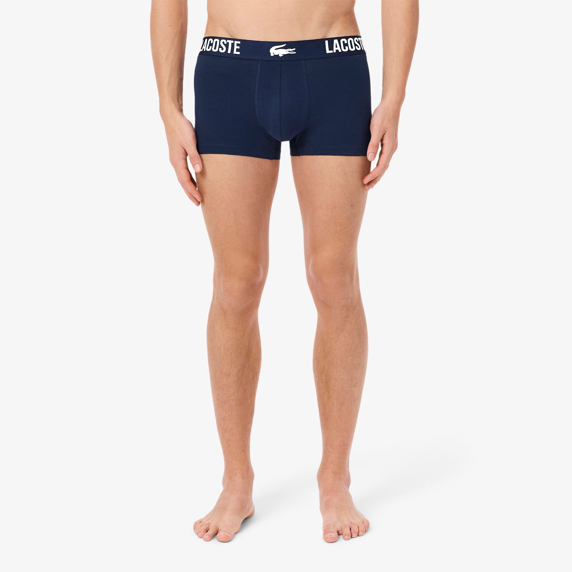 Bộ 3 Quần Lót Lacoste Nam Chất Liệu Cotton Co Giãn