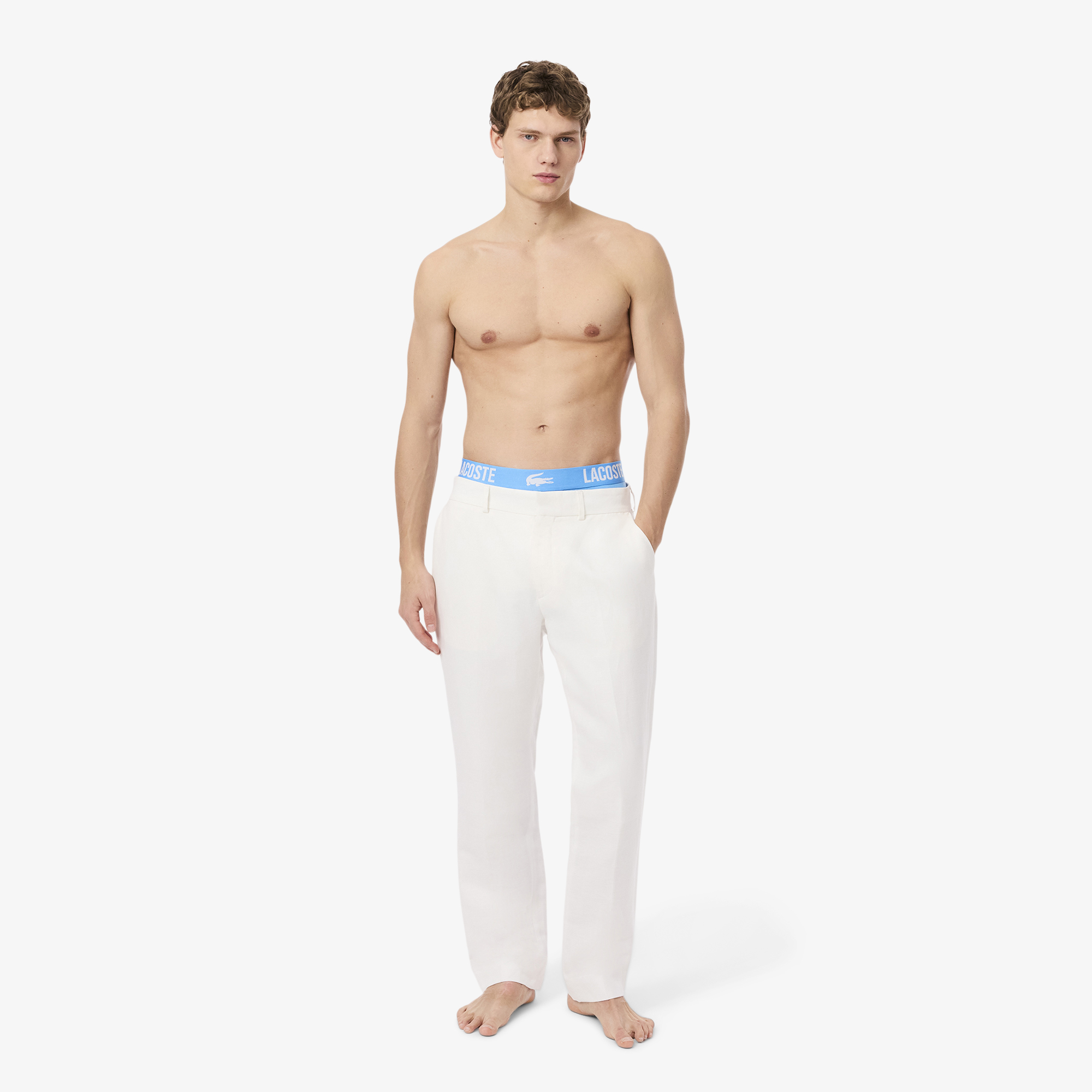 Bộ 3 Quần Lót Lacoste Nam Chất Liệu Cotton Co Giãn