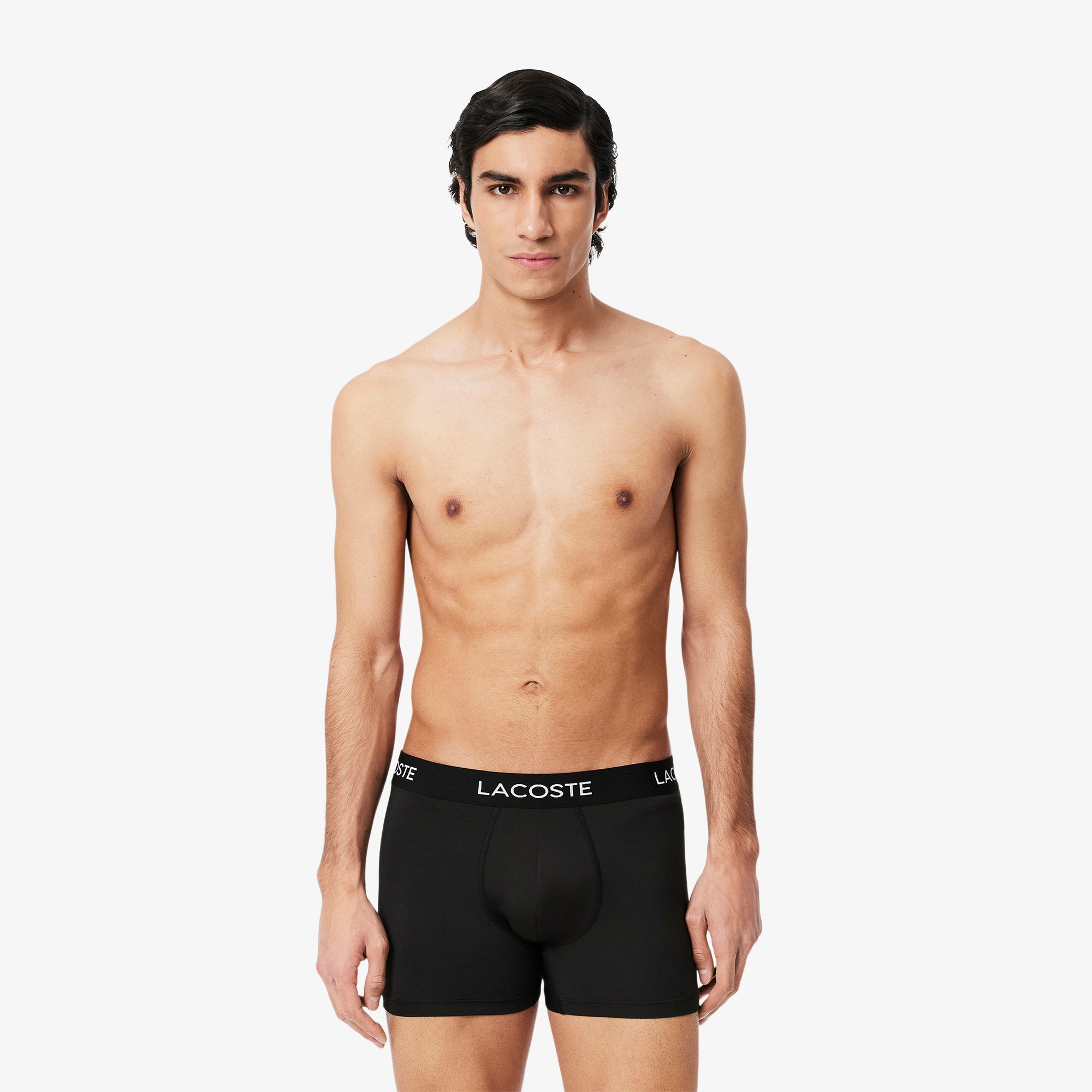 Bộ 3 Quần Lót Trunk Lacoste Nam Chất Liệu Microfiber