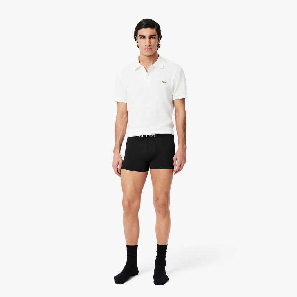 Bộ 3 Quần Lót Trunk Lacoste Nam Chất Liệu Microfiber