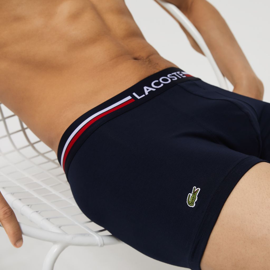 Bộ 3 Quần Lót Lacoste Nam Với Lưng Quần 3 Màu