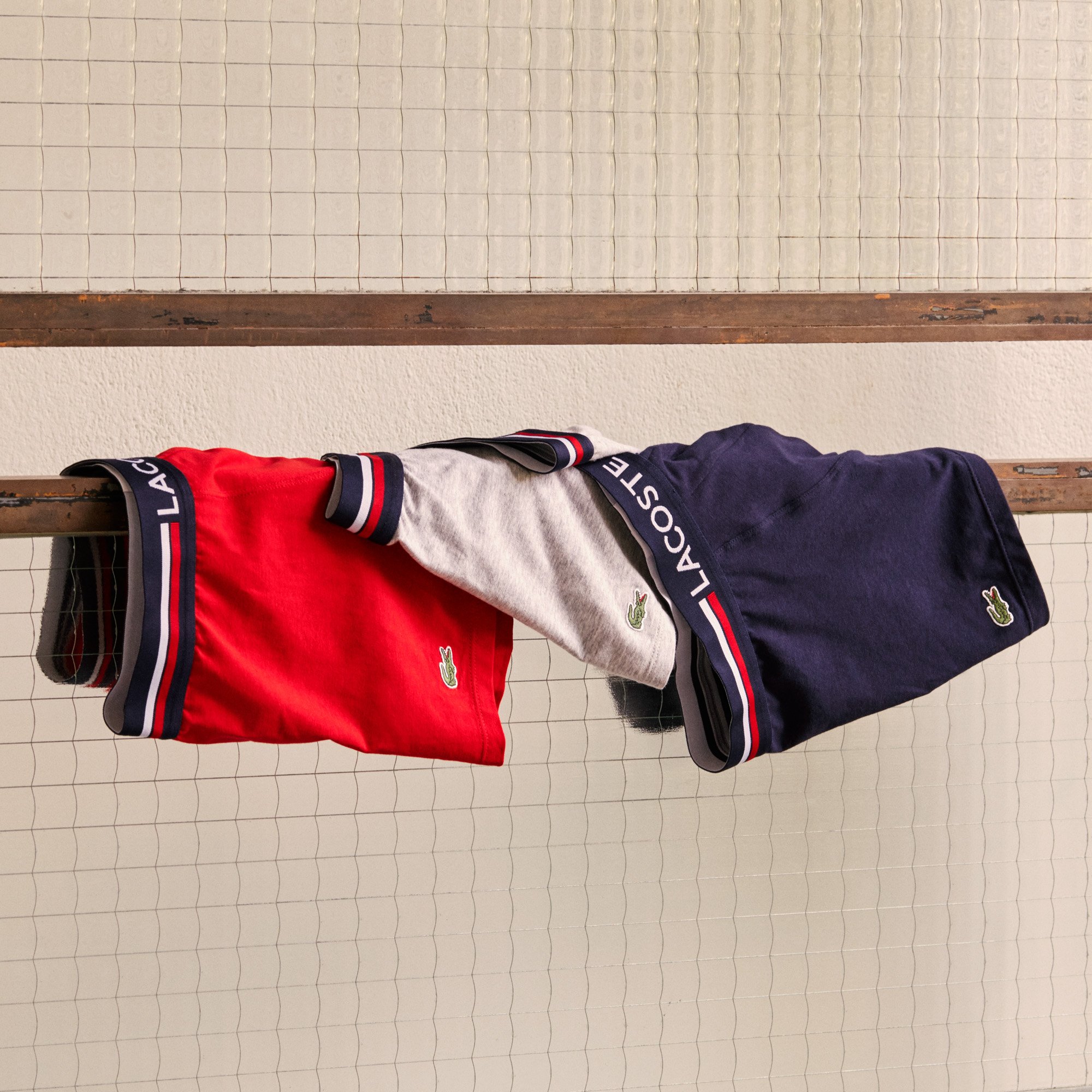 Bộ 3 Quần Lót Lacoste Nam Với Lưng Quần 3 Màu