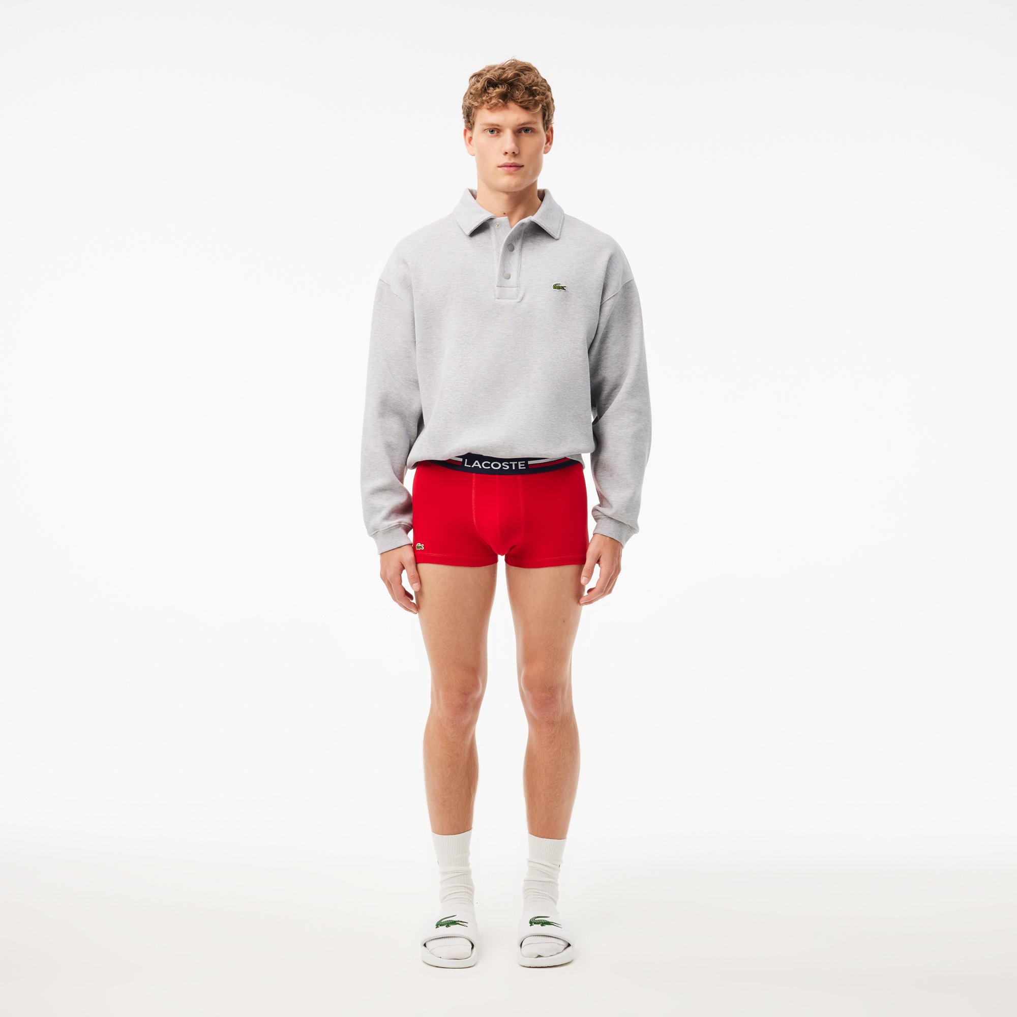 Bộ 3 Quần Lót Lacoste Nam Với Lưng Quần 3 Màu