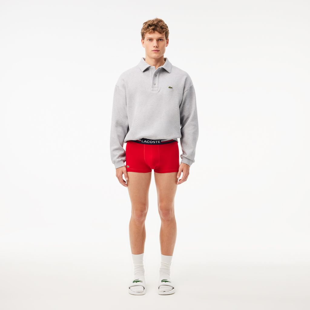 Bộ 3 Quần Lót Lacoste Nam Với Lưng Quần 3 Màu