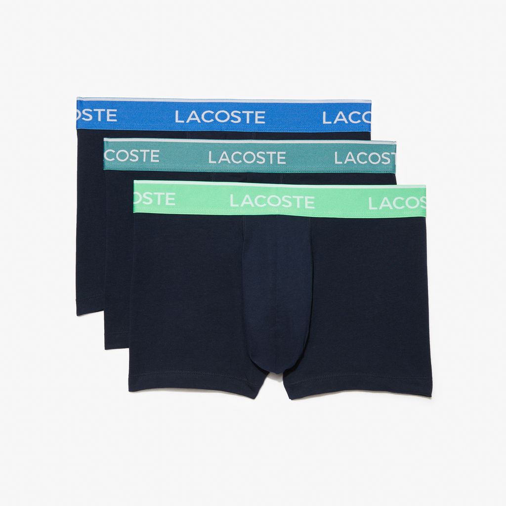 Bộ 3 Quần Lót Lacoste Nam Với Logo Lưng Quần