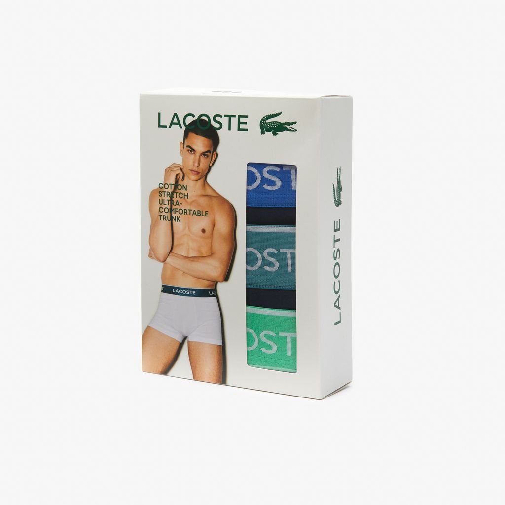 Bộ 3 Quần Lót Lacoste Nam Với Logo Lưng Quần