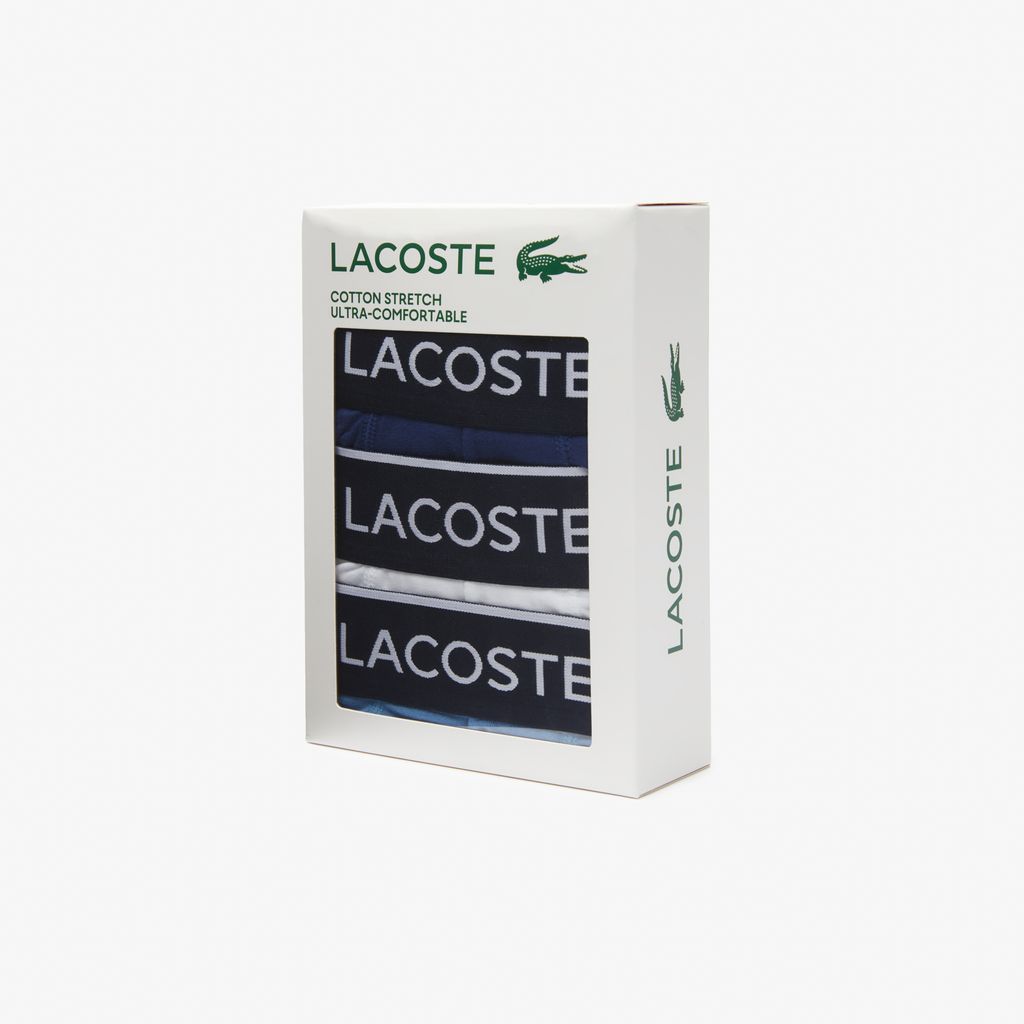 Bộ 3 Quần Lót Boxer Signature Lacoste Nam