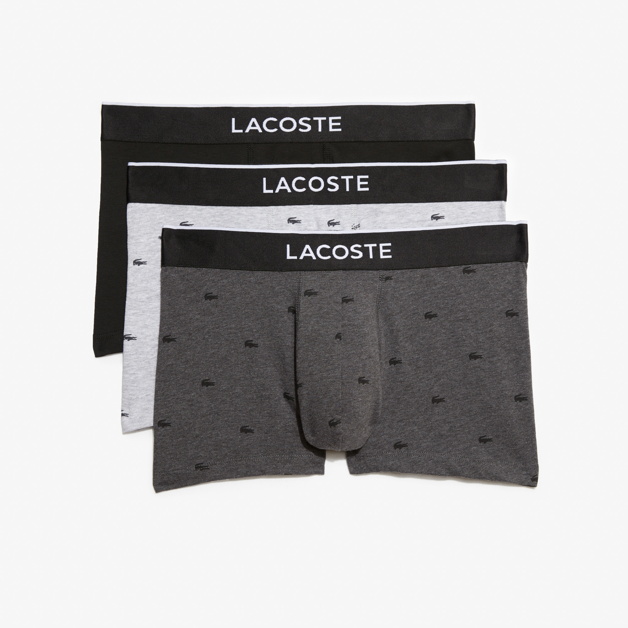 Bộ 3 Quần Lót Boxer Signature Lacoste Nam