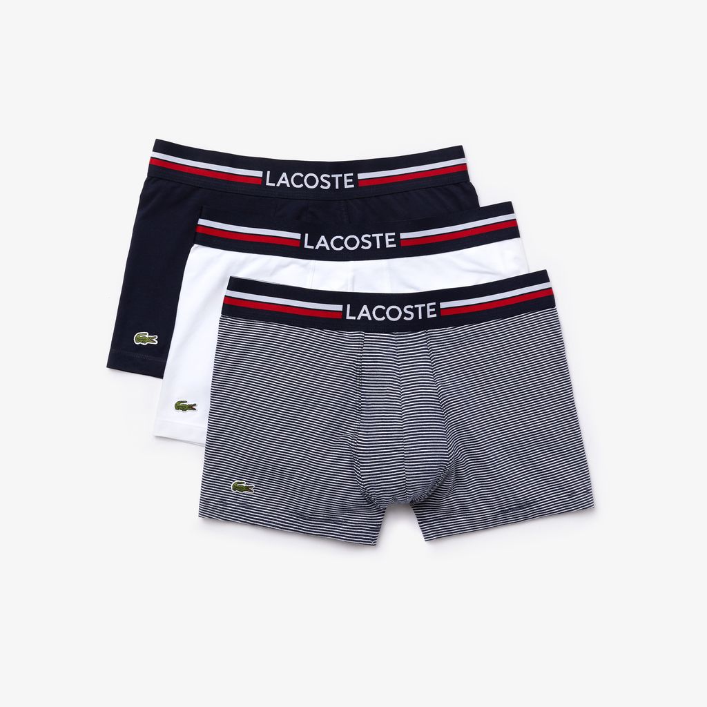 Bộ 3 Quần Lót Lacoste Nam Với Lưng Quần Phối 3 Màu