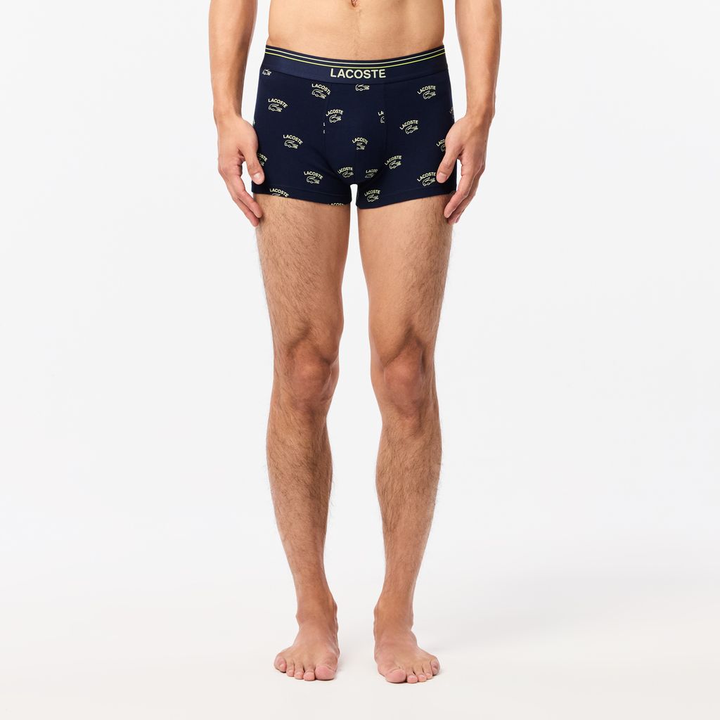Quần Lót Trunk Lacoste Nam Chất Liệu Cotton Họa Tiết In