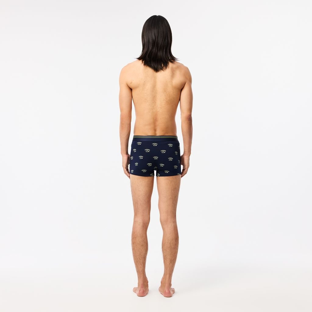 Quần Lót Trunk Lacoste Nam Chất Liệu Cotton Họa Tiết In