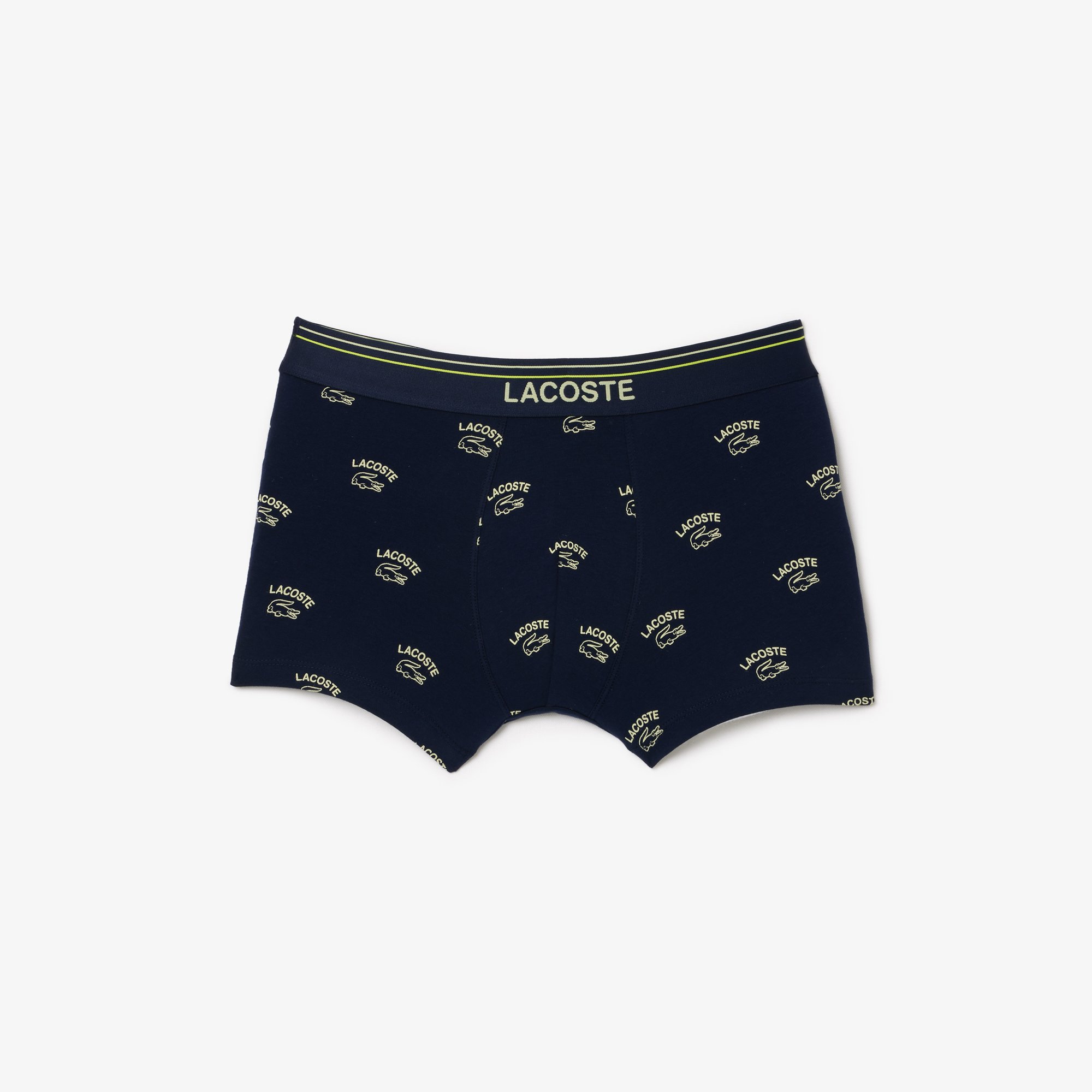 Quần Lót Trunk Lacoste Nam Chất Liệu Cotton Họa Tiết In
