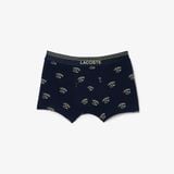 Quần Lót Trunk Lacoste Nam Chất Liệu Cotton Họa Tiết In