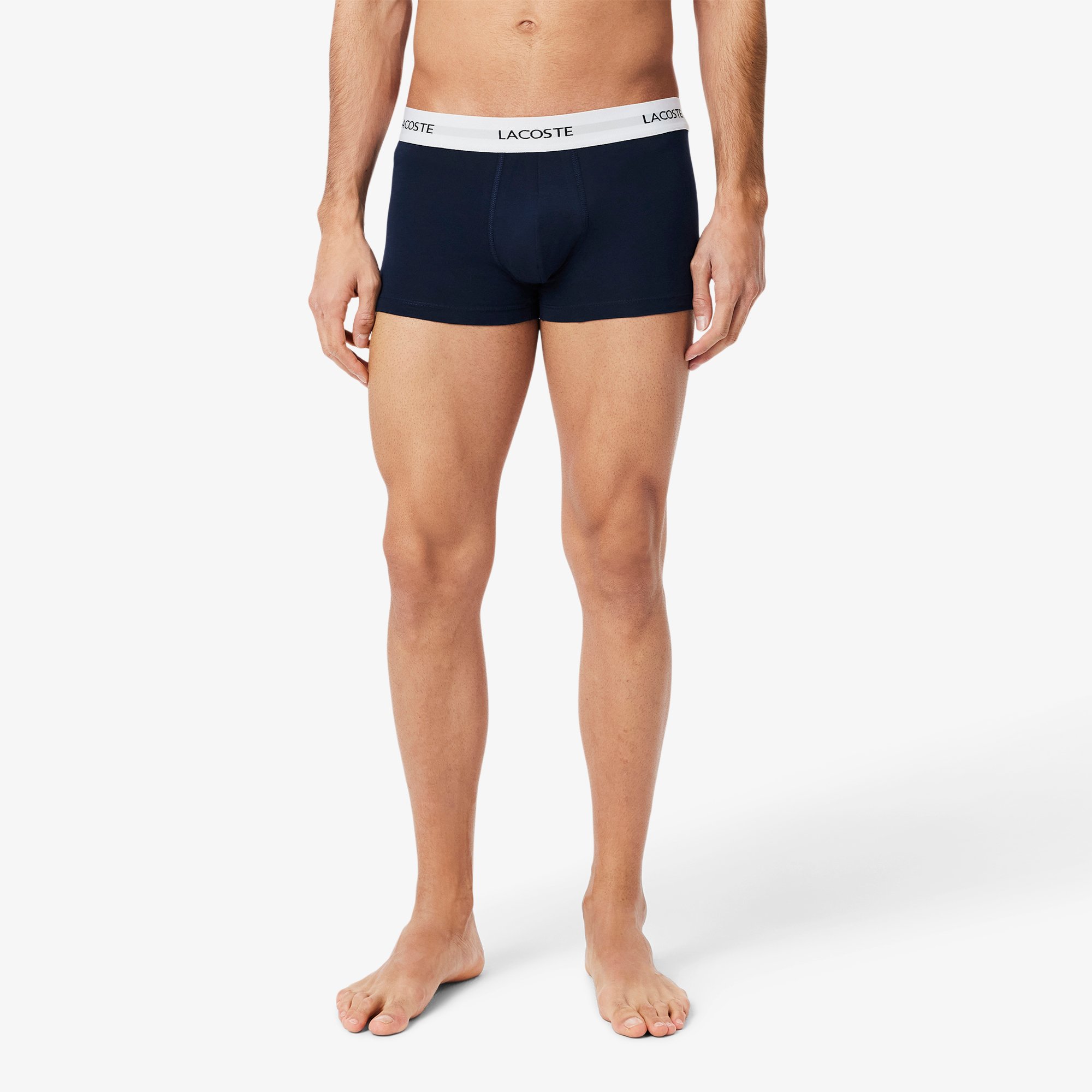 Bộ 3 Quần Lót Trunk Lacoste Nam Chất Liệu Co Giãn