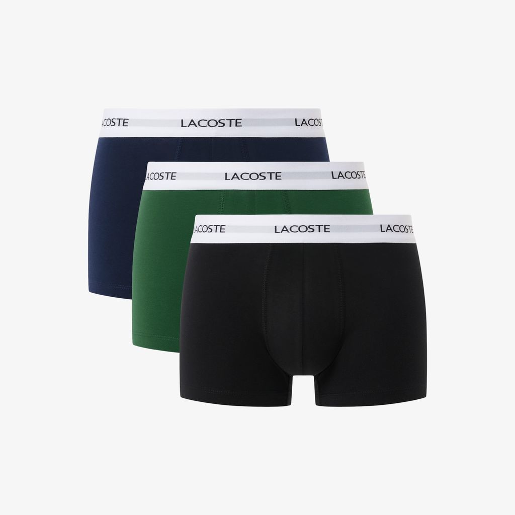 Bộ 3 Quần Lót Trunk Lacoste Nam Chất Liệu Co Giãn