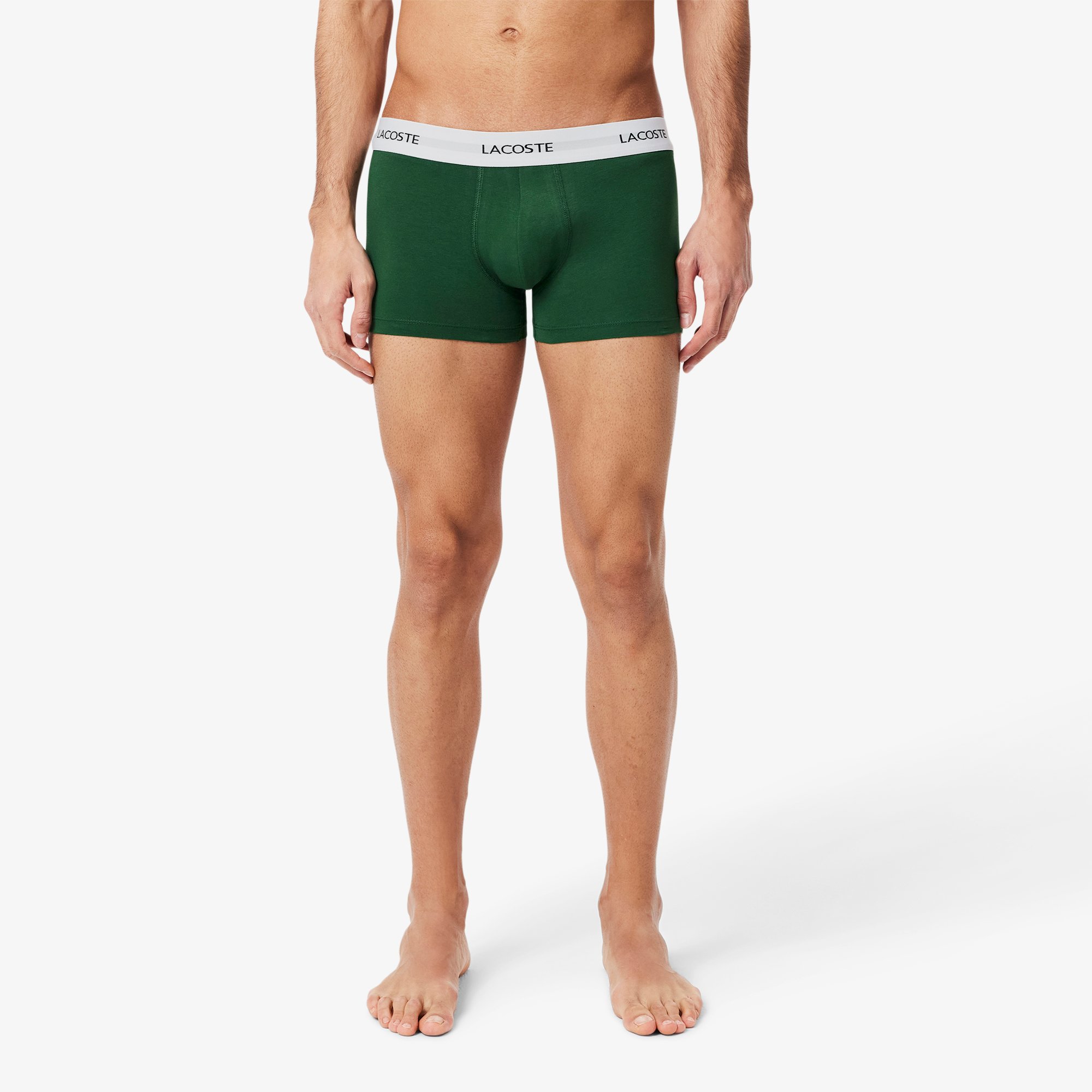 Bộ 3 Quần Lót Trunk Lacoste Nam Chất Liệu Co Giãn
