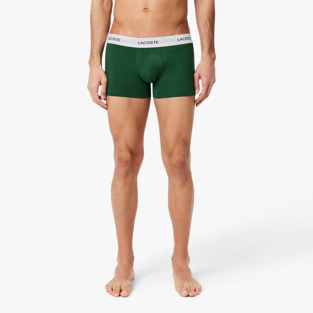 Bộ 3 Quần Lót Trunk Lacoste Nam Chất Liệu Co Giãn