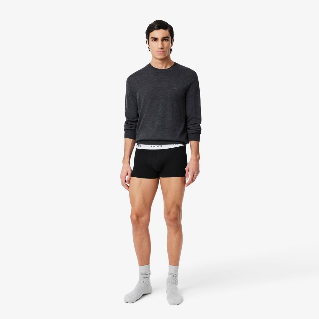 Bộ 3 Quần Lót Trunk Lacoste Nam Chất Liệu Co Giãn