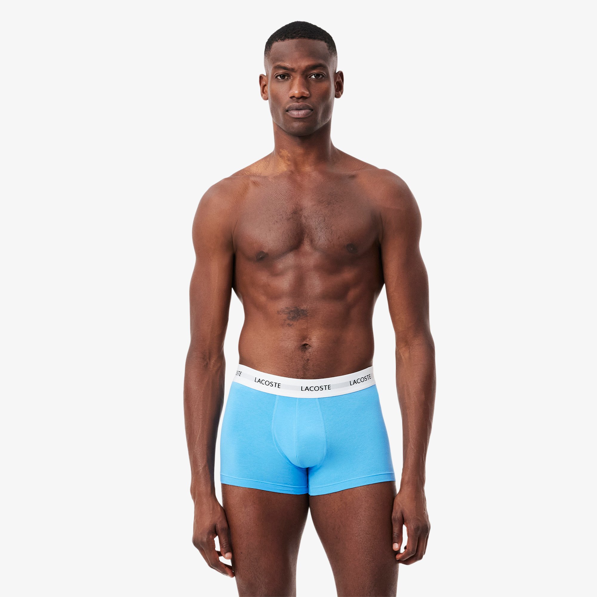 Bộ 3 Quần Lót Trunk Lacoste Nam Chất Liệu Co Giãn