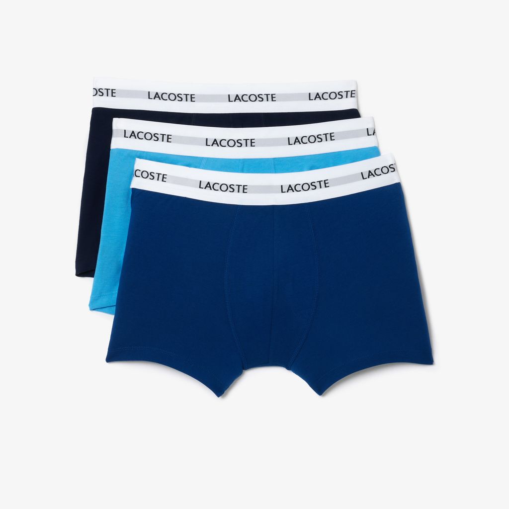 Bộ 3 Quần Lót Trunk Lacoste Nam Chất Liệu Co Giãn
