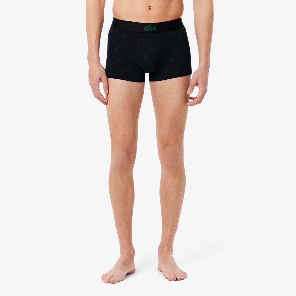 Bộ 3 Quần Lót Trunk Lacoste Nam Hình In Cá Sấu