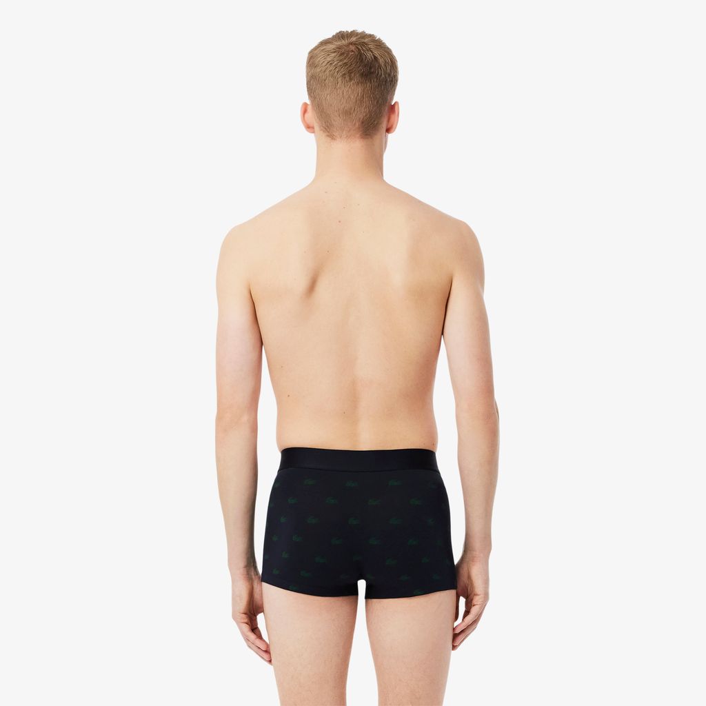 Bộ 3 Quần Lót Trunk Lacoste Nam Hình In Cá Sấu