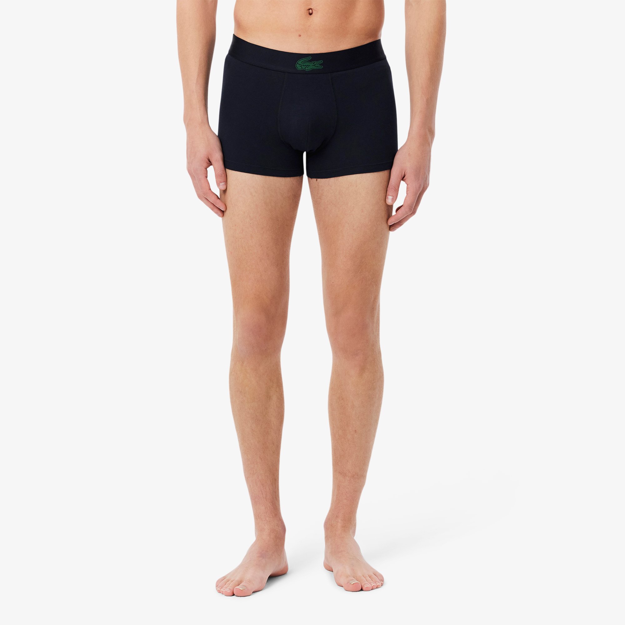 Bộ 3 Quần Lót Trunk Lacoste Nam Hình In Cá Sấu