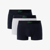 Bộ 3 Quần Lót Trunk Lacoste Nam Hình In Cá Sấu