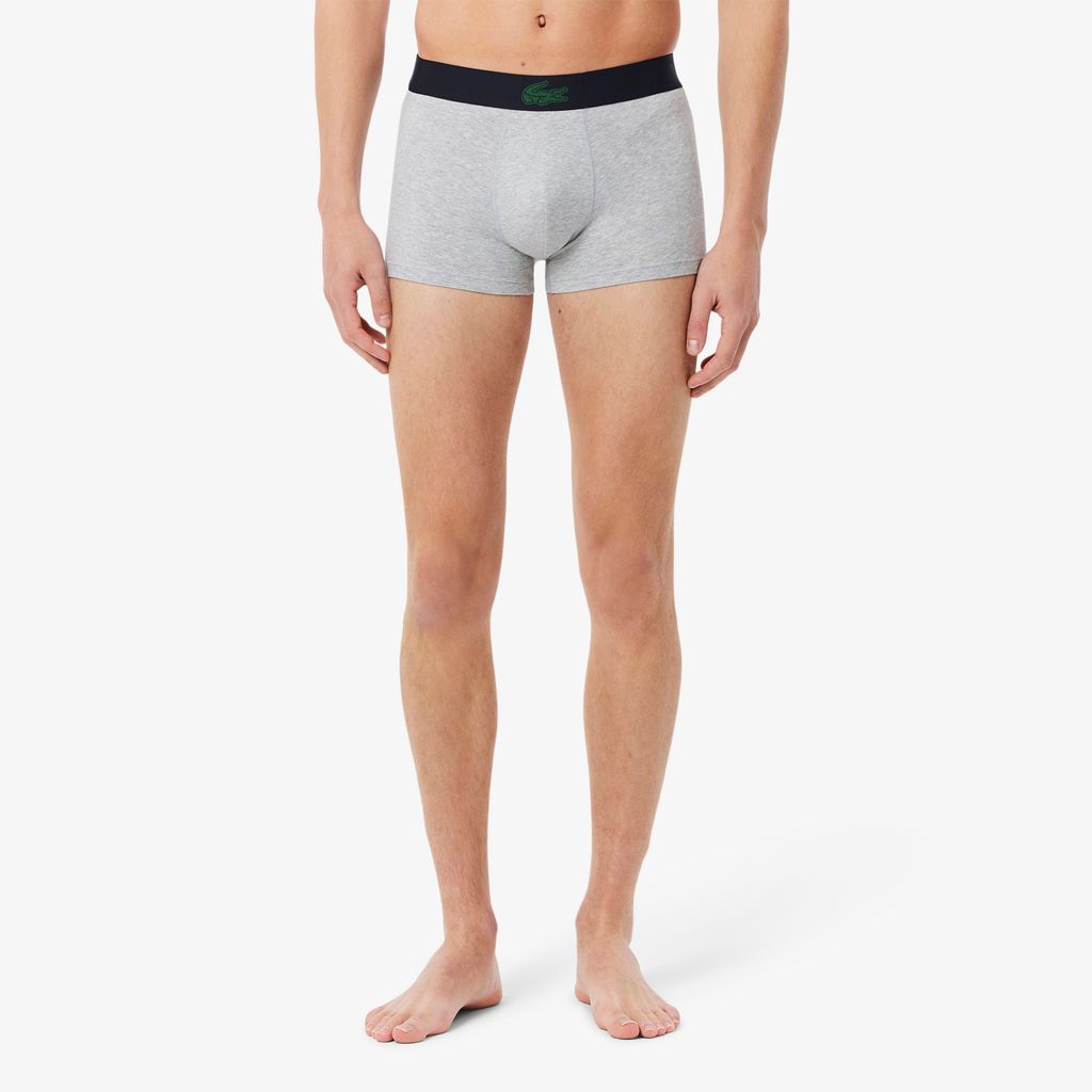 Bộ 3 Quần Lót Trunk Lacoste Nam Hình In Cá Sấu