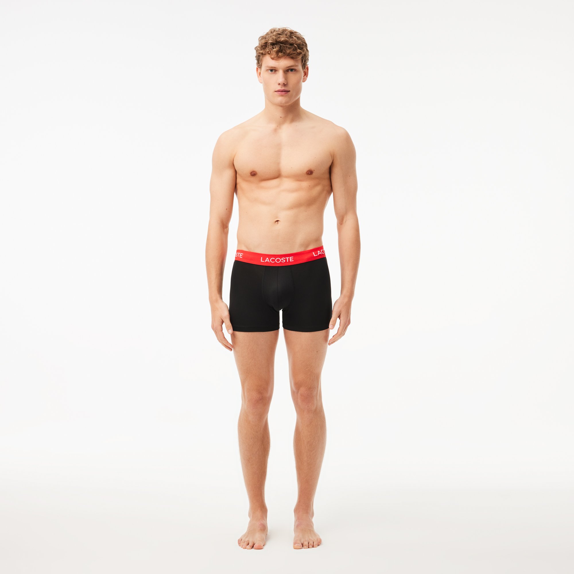 Bộ 3 Quần Lót Trunk Lacoste Nam Chất Liệu Microfiber