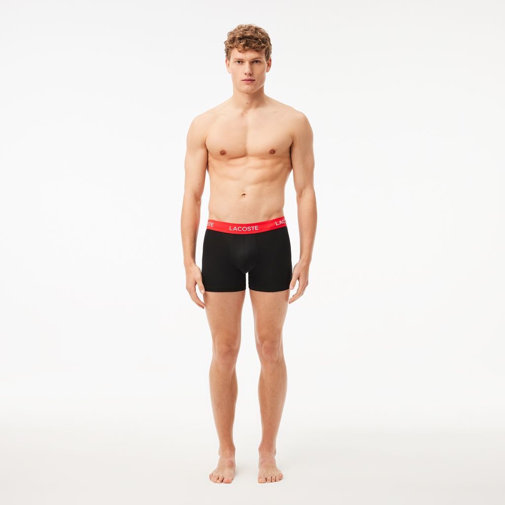 Bộ 3 Quần Lót Trunk Lacoste Nam Chất Liệu Microfiber