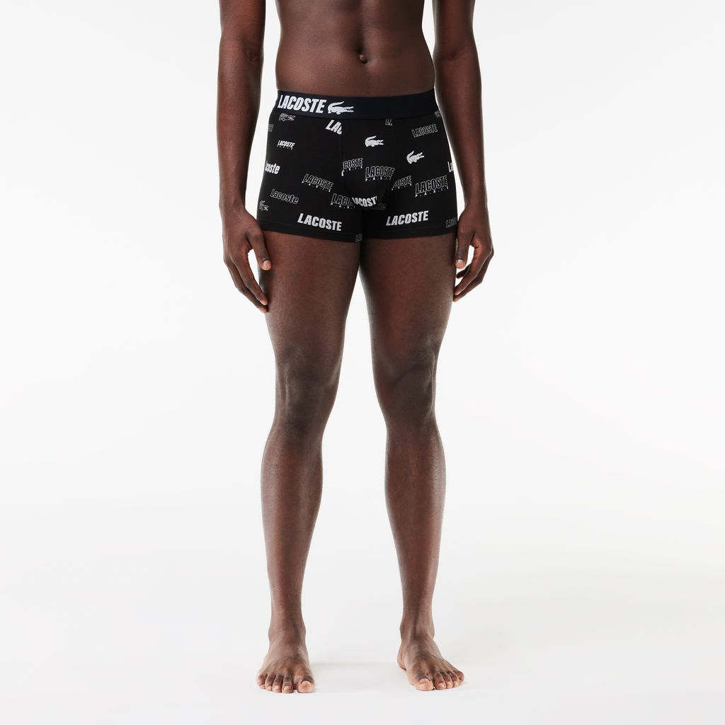 Bộ 3 Quần Lót Trunk Lacoste Nam Cotton Co Giãn