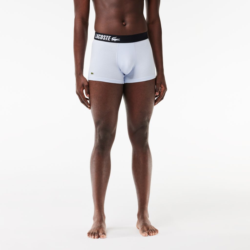 Bộ 3 Quần Lót Trunk Lacoste Nam Cotton Co Giãn