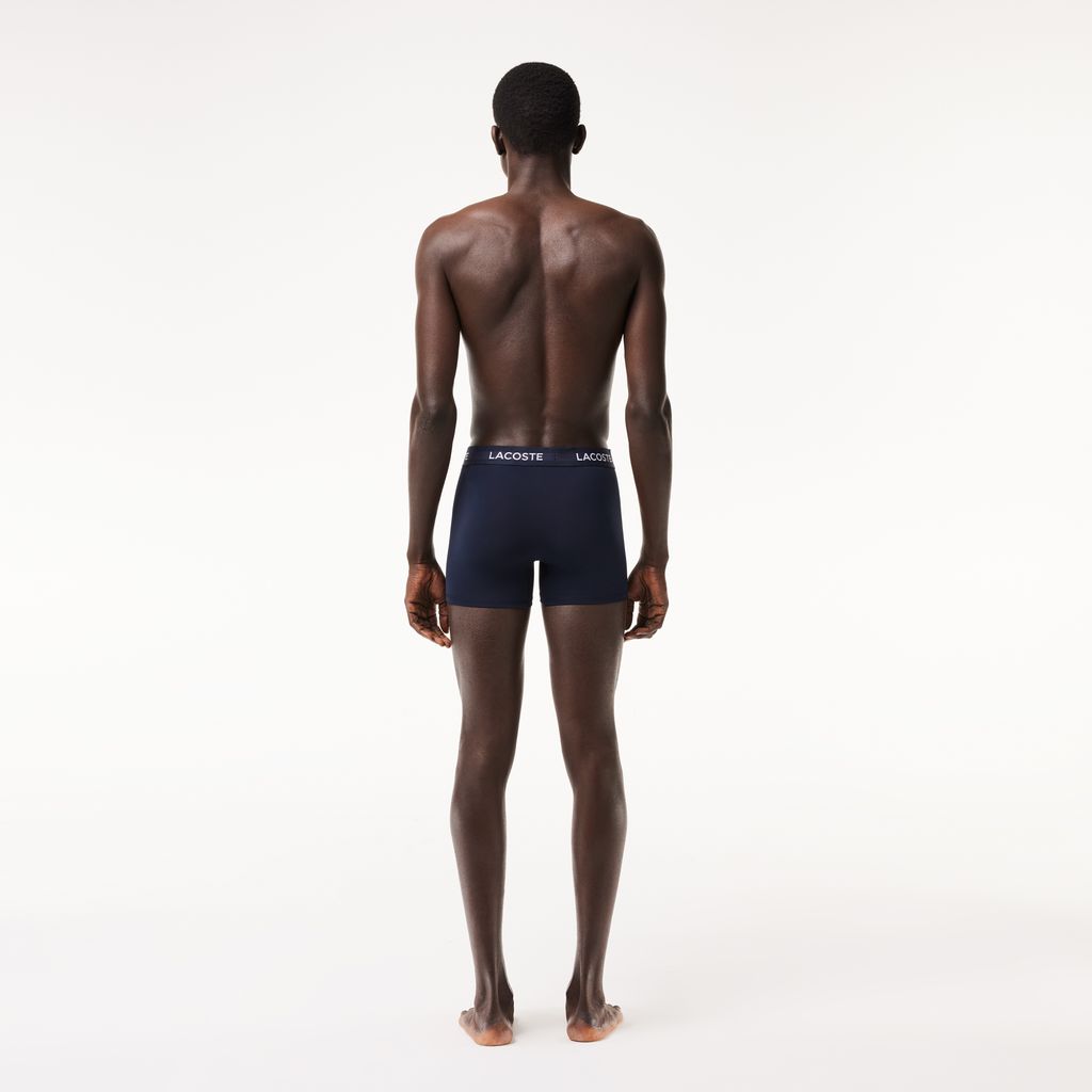 Bộ 3 Quần Lót Boxer Lacoste Nam Chất Liệu Microfiber