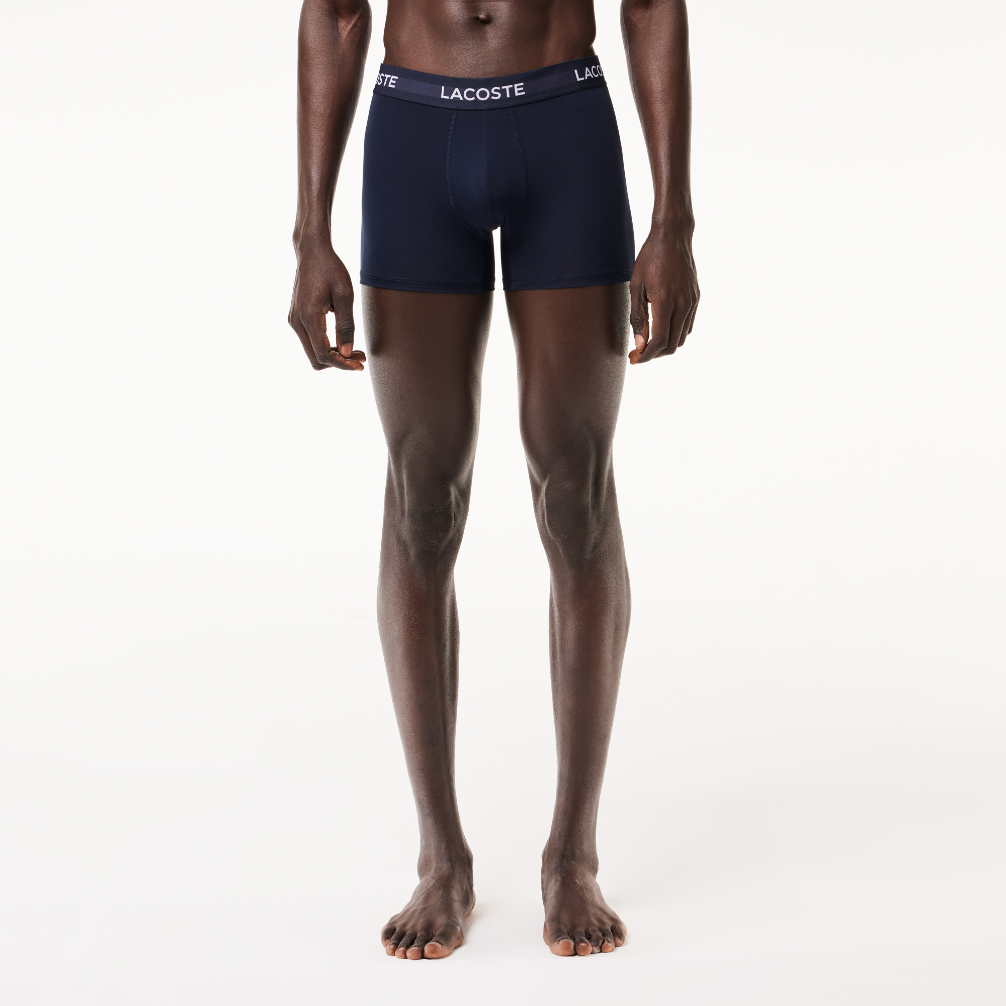 Bộ 3 Quần Lót Boxer Lacoste Nam Chất Liệu Microfiber