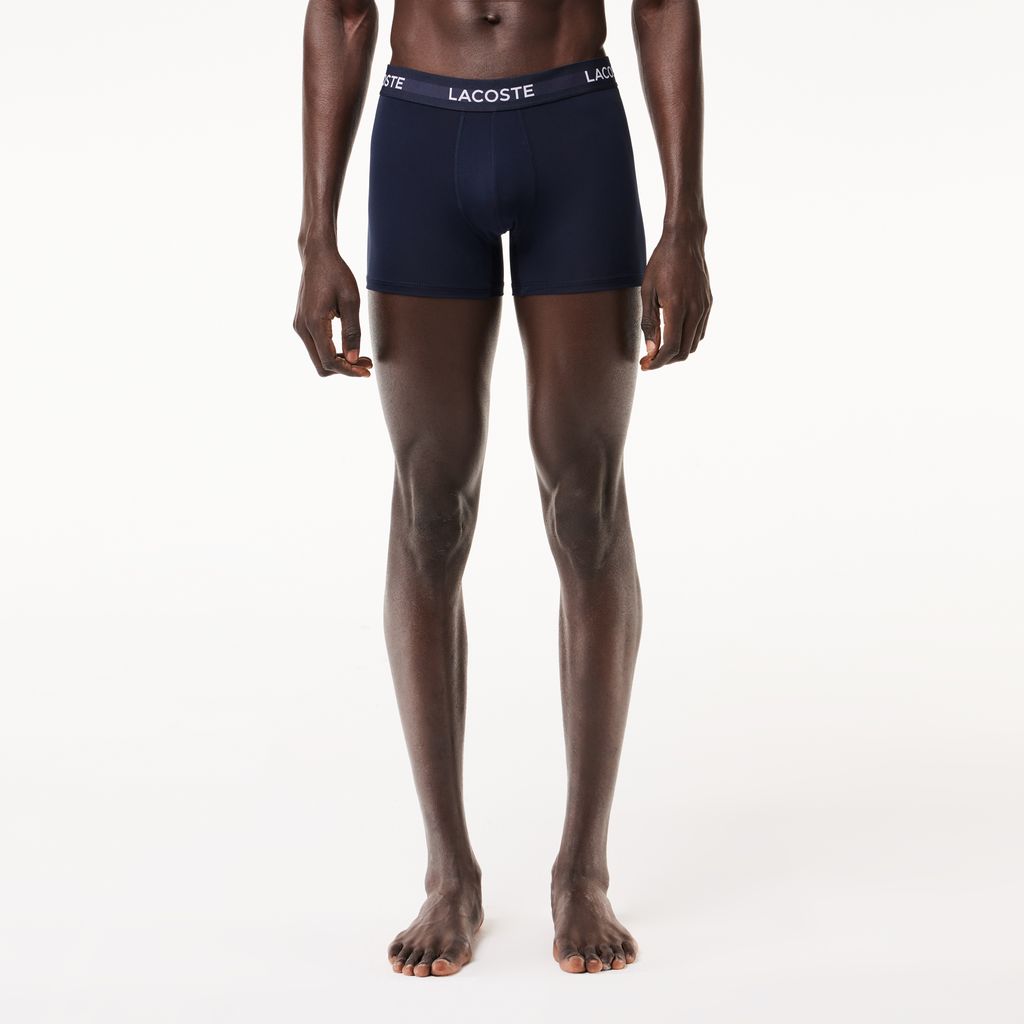 Bộ 3 Quần Lót Boxer Lacoste Nam Chất Liệu Microfiber