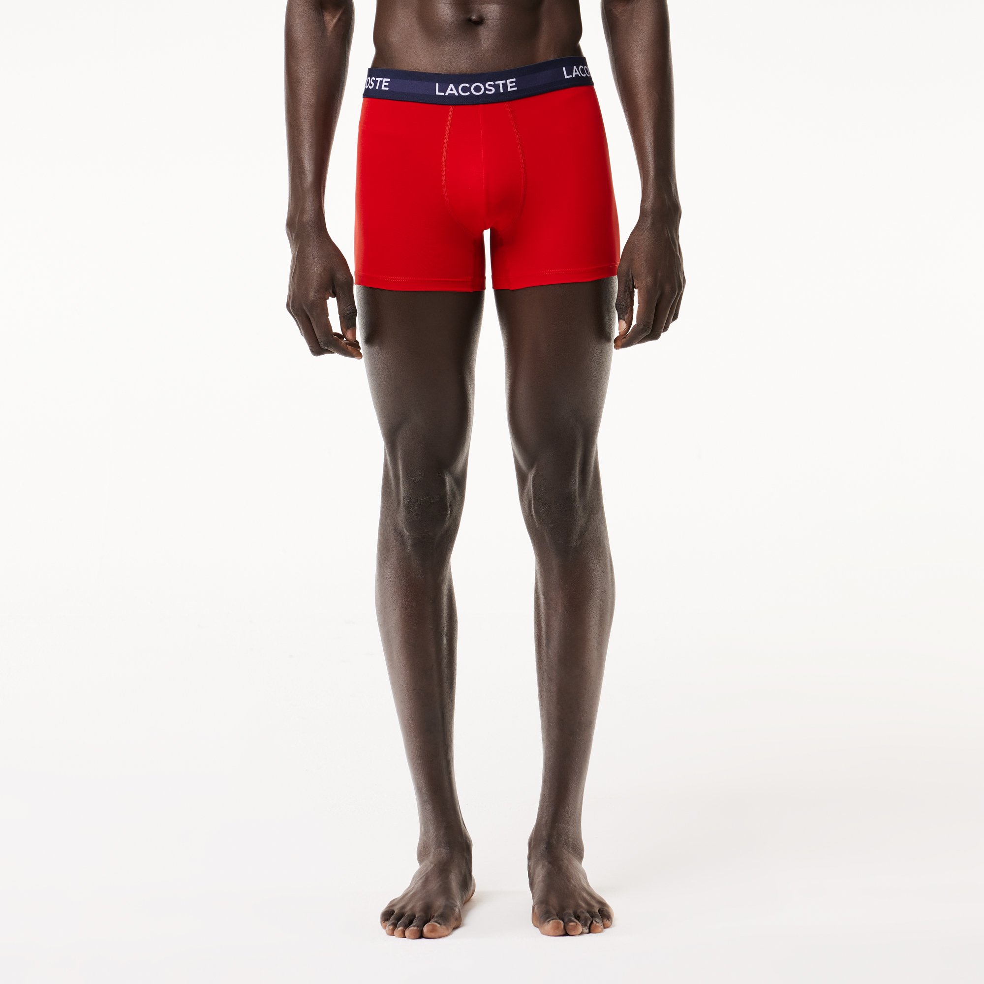 Bộ 3 Quần Lót Boxer Lacoste Nam Chất Liệu Microfiber
