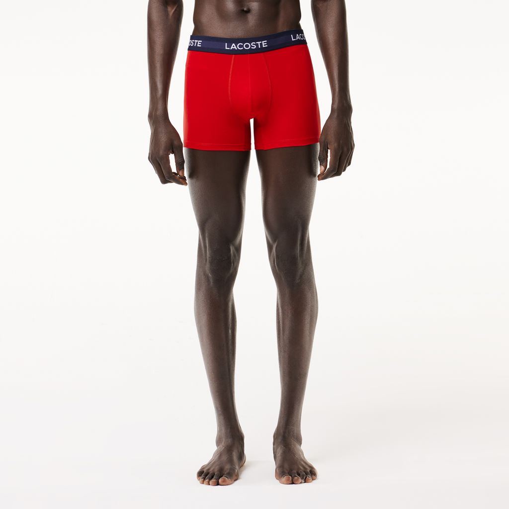 Bộ 3 Quần Lót Boxer Lacoste Nam Chất Liệu Microfiber