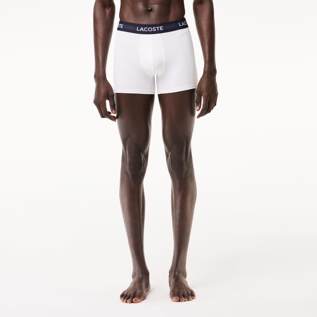 Bộ 3 Quần Lót Boxer Lacoste Nam Chất Liệu Microfiber